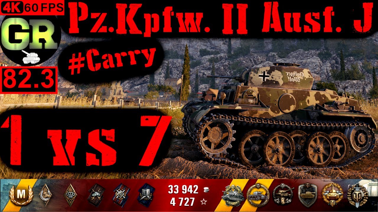 82_World of Tanks Pz.Kpfw. II Ausf. J WoT Replay - 10 Kills 1.5K DMG(Patch 1.4.0)