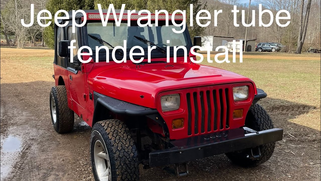 Jeep yj/tj tube fender install YouTube