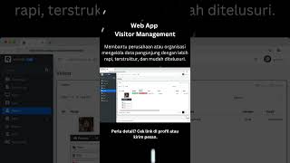 Web App Visitor Management #shorts