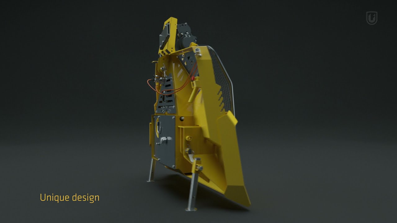 Hydraulic forestry winch 55 Hpro by Uniforest