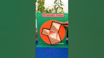 Pythagoras Theorem Proof 🔥 Pythagoras Theorem Working Model #ytshorts #shorts #fun #maths #math #yt
