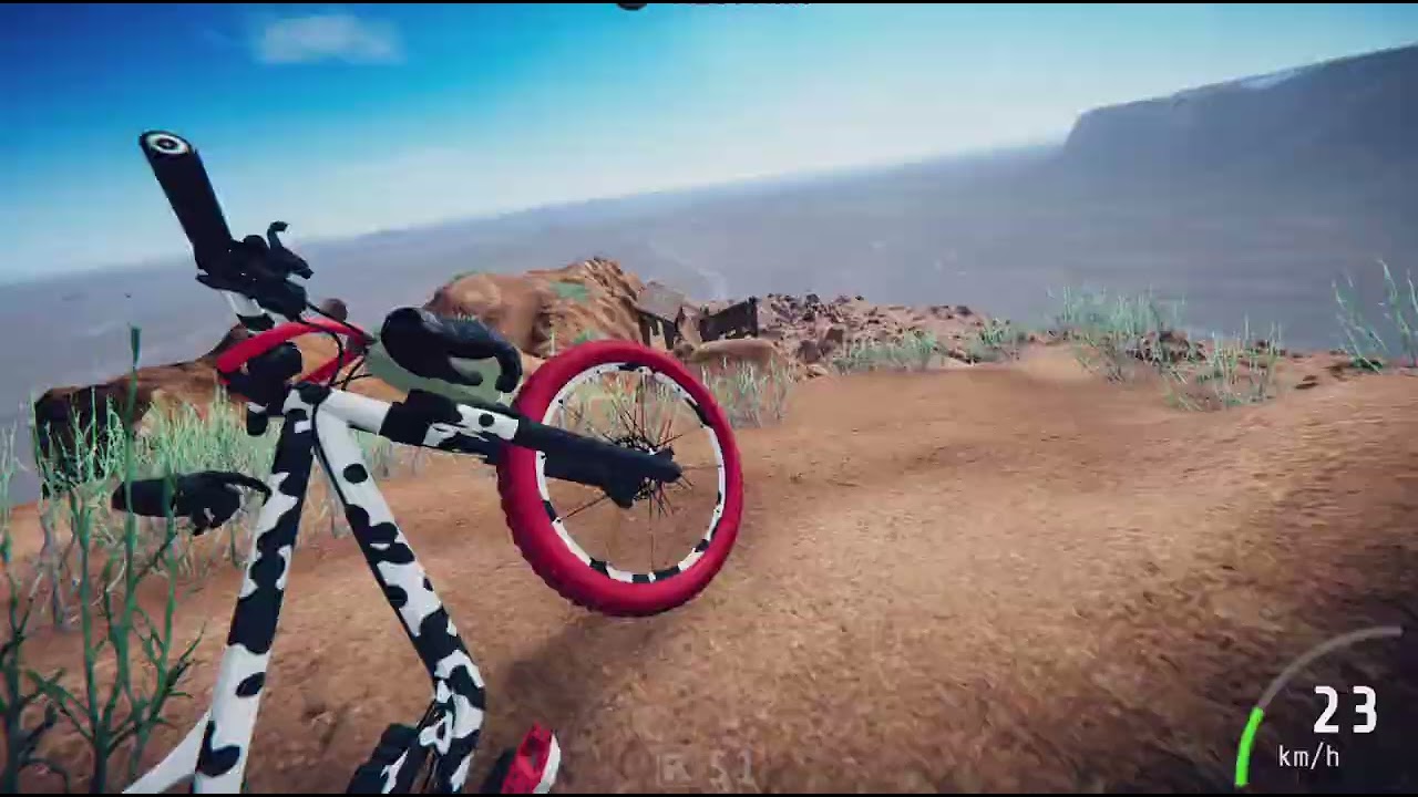 unlocking the white riot bike in descenders