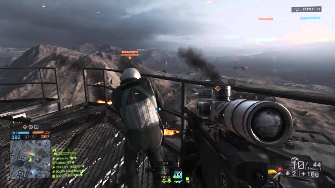 Battlefield 4: Pilot knife kill