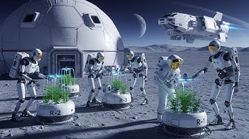 $100 MILLION to Build THIS on the Moon | Robots Transform Lunar Survival