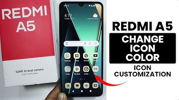 How to Change Icon Color on Redmi A5