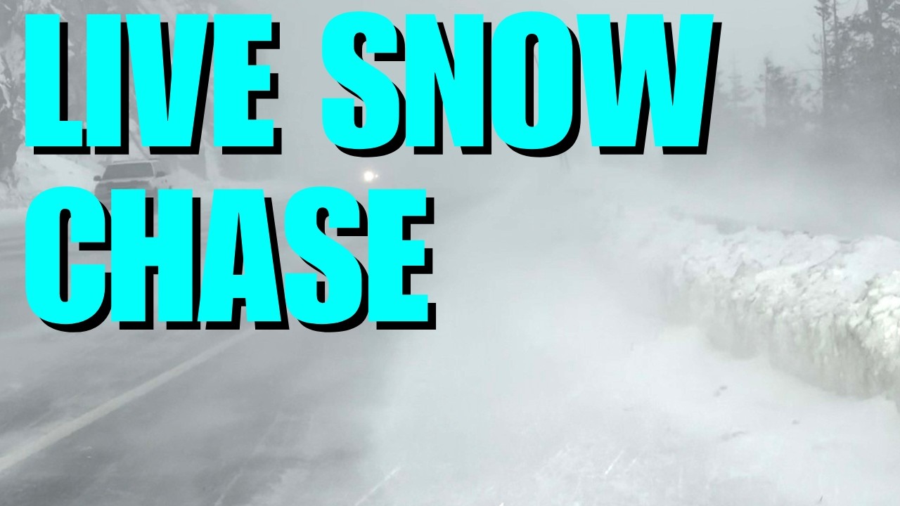 *Previously* LIVE Snow Chase - Blizzard Like Conditions at Times -  Stevens Pass,  WA 03-12-26