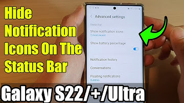 Galaxy S22/S22+/Ultra: How to Hide Notification Icons On The Status Bar