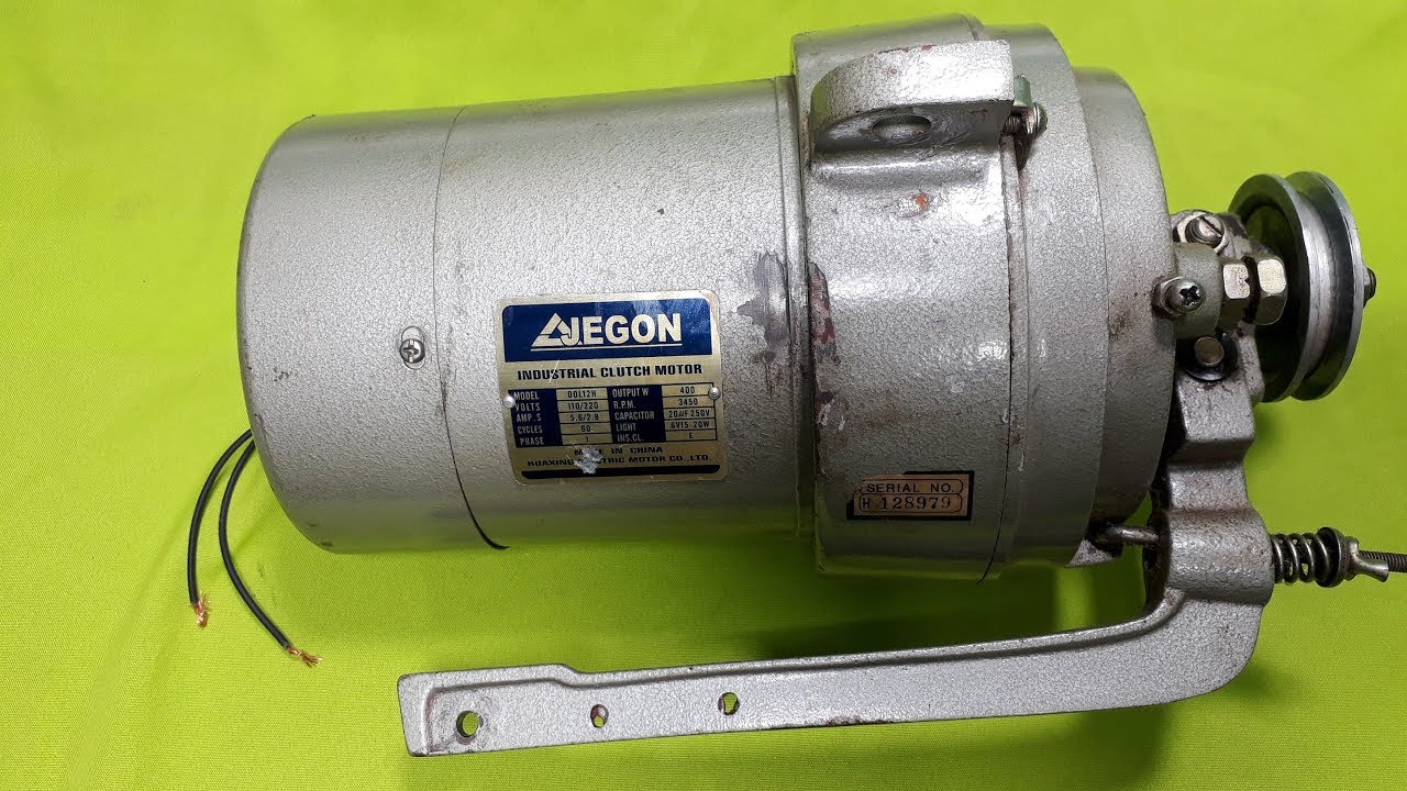 MOTOR DE MÁQUINA DE COSTURA INDUSTRIAL COMO REBOBINAR