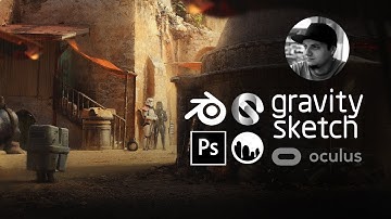 Jedha - Making of Scene 01 in Blender 2.82 / VR Gravity Sketch