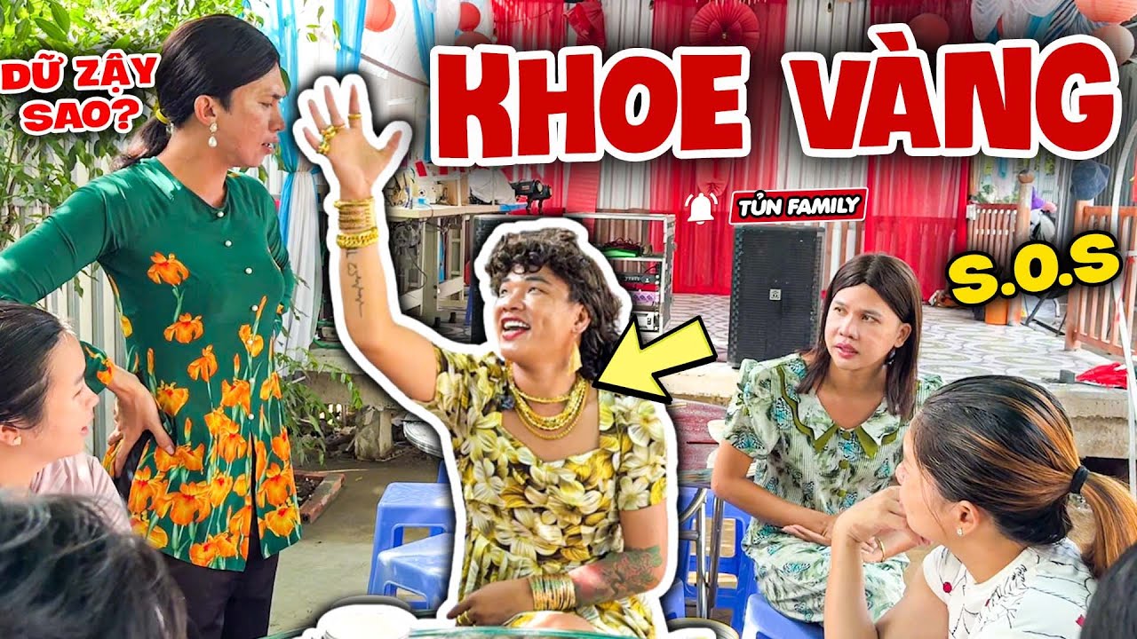 Về Quê Ăn Lễ, Thúy Liễu Đeo Vàng Giả Lòe Hàng Xóm Và Cái Kết Bẽ Mặt - Tủn Family