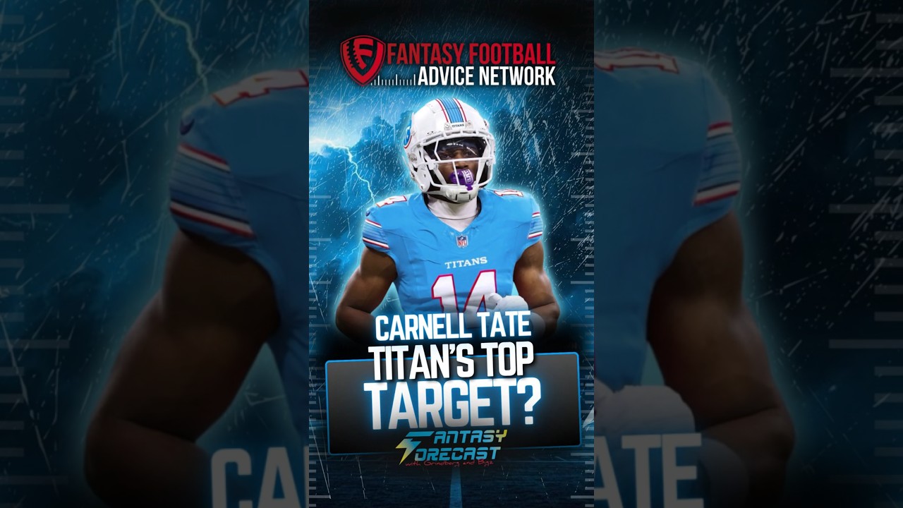 Carnell Tate Will CRUSH His Fantasy ADP