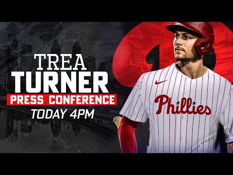 Trea Turner Phillies press conference live stream