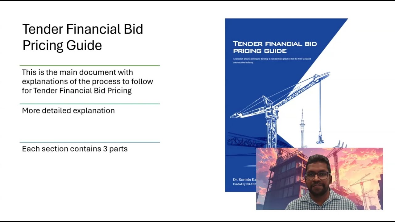 Tender financial bid pricing guide (FITBID) –Explanation of the documents
