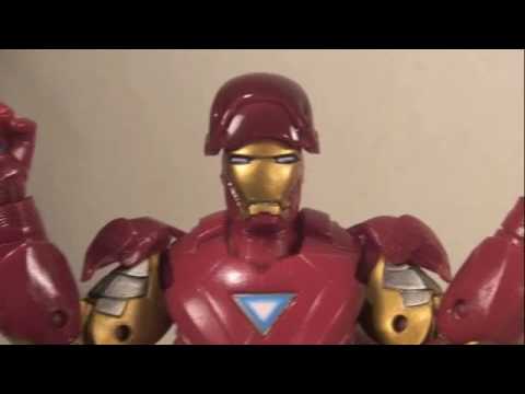 Iron Man 2 Mark VI Armor Iron Man 6 Inch Walmart Exclusive Movie Series Figure Toy Review