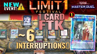 Limit 1 Festival's Best 1 Card FTK? - Yu-Gi-Oh! Master Duel Igknight Scareclaw Isolde Rollback Turbo