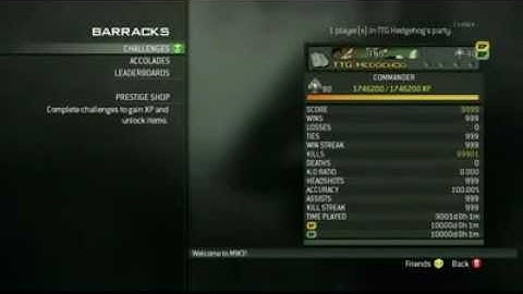 Lobby Mw3 [OFFICIEL] PS3 10th Prestige | UNLOCK ALL  !!