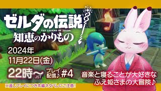 【ゼルダの伝説 知恵のかりもの】#4 音楽と寝ることが大好きなふえ姫さまの大冒険♪