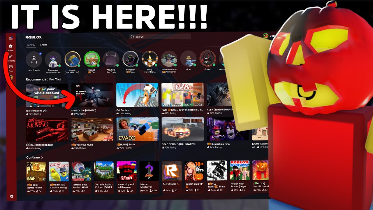 HOW TO GET THE NEW HALLOWEEN THEME ON ROBLOX!