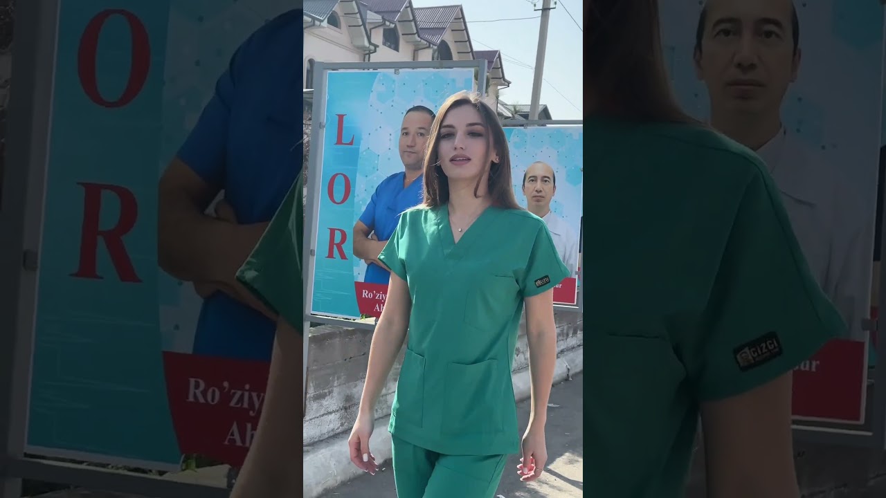 Медицинский костюм CZG-LL100.12.01 "Cizgi luxury Lycra - Surgery Green", производство Турции