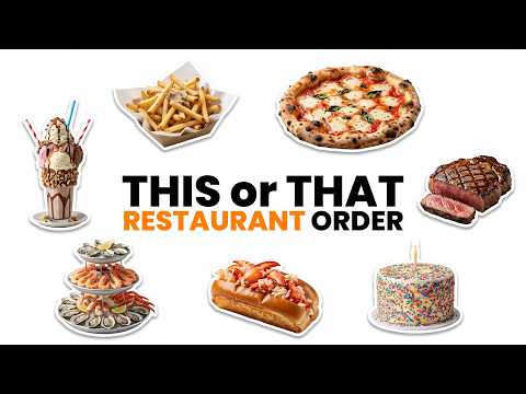 Build Your Dream Restaurant Order 😋🔥 | This or That 🍔🍕