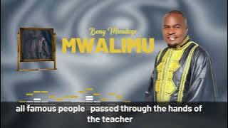 Bony Mwaitege - MWALIMU ( lyrics Video)