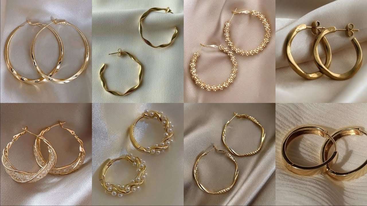 Latest Gold Hoop Earrings Designs 2025 | Lightweight Gold Bali Design | Daily Wear Gold Earrings