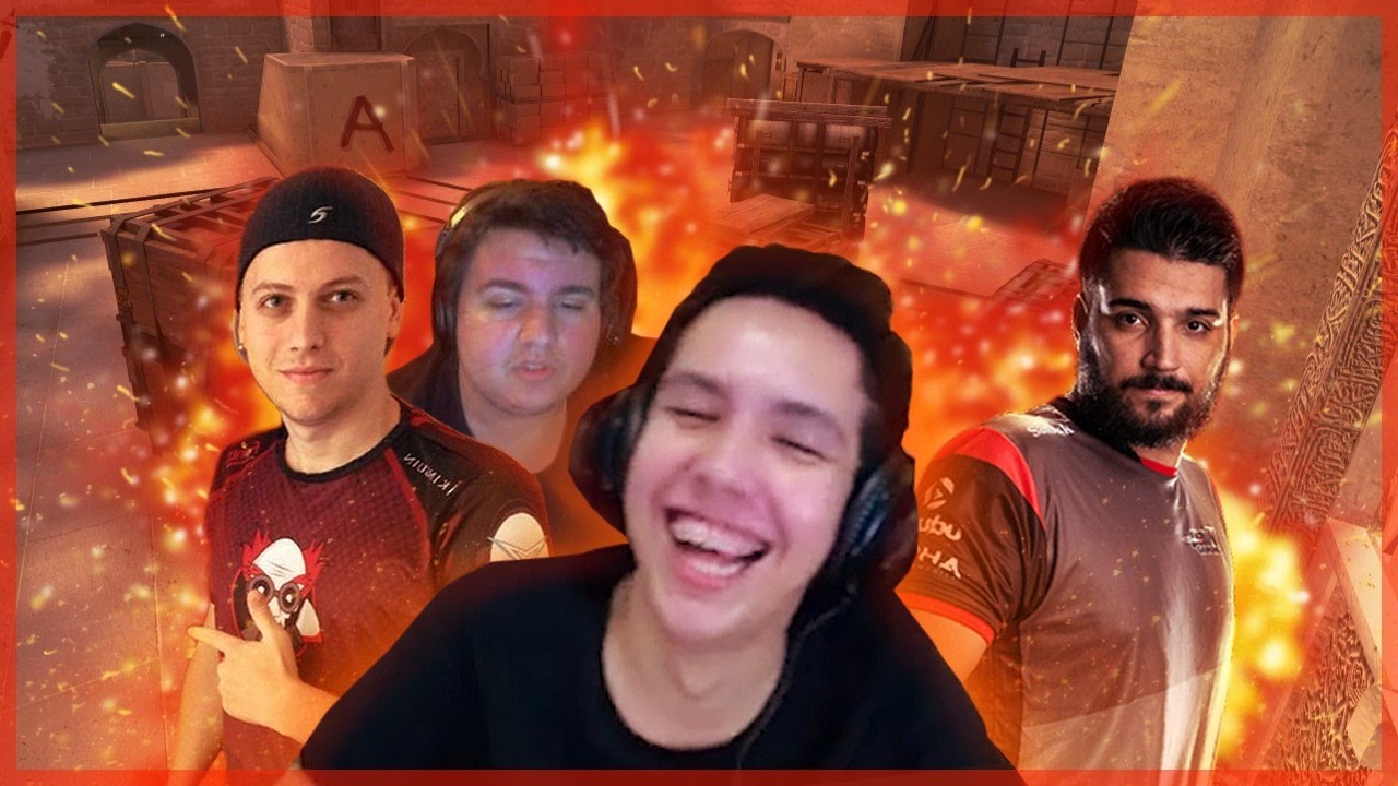 SÓ AS PEDRADAS! - CS:GO ft.Axt,Brtt,Tecnosh e Desk7op