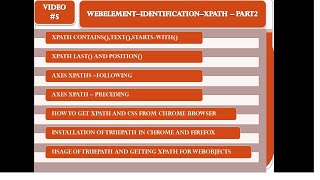 VIDEO#5--OBJECTIDENTIFICATION XPATH PART2 XPATH PLUGINS INSTALLATION APR12 2021
