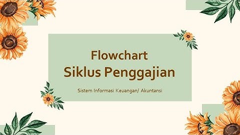 Flowchart Siklus Penggajian (Sistem Informasi Keuangan/Akuntansi)