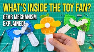 How to make awesome ideas / breaking and opening hand fan / toy gear mechanism #diy #dcmotor #scrap