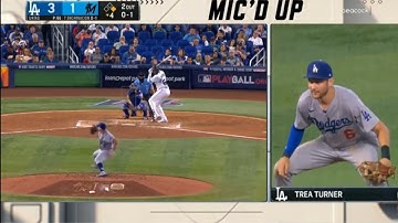 Dodgers Trea Turner Mic