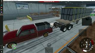 Gavril D-series with CVT and pintle hitch hack「BeamNG.drive」