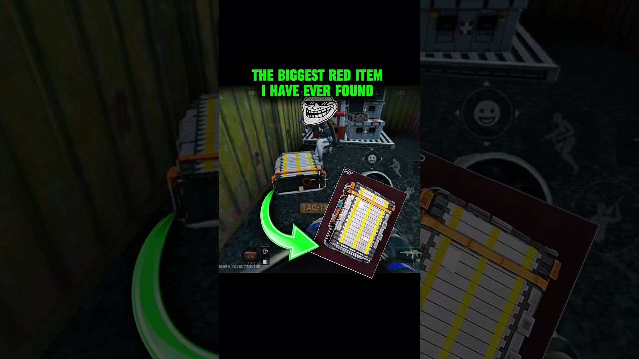 Spot of biggest Red item on Zero Dam😱 