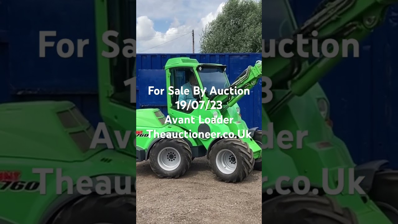 www.theauctioneer.co.uk  MACHINE TEST DRIVE DEMONSTRATION    Online sales of machinery and equipment