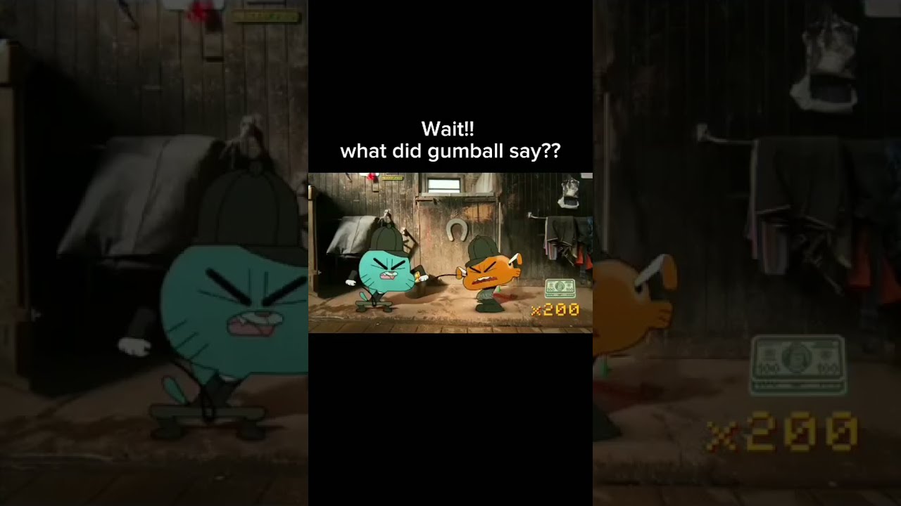 What Did Gumball Say In The End Amazingworldofgumball Cartoon