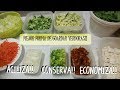 CONSERVAR LAS VERDURAS 🌻I  PASOS QUE  FACILITAN LA DIETA + GANA TIEMPO Y ECONOMIZA !!!