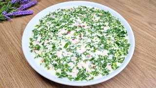 Этот суп я могу есть всё лето! Он такой вкусный, что будешь готовить его как минимум раз в неделю.