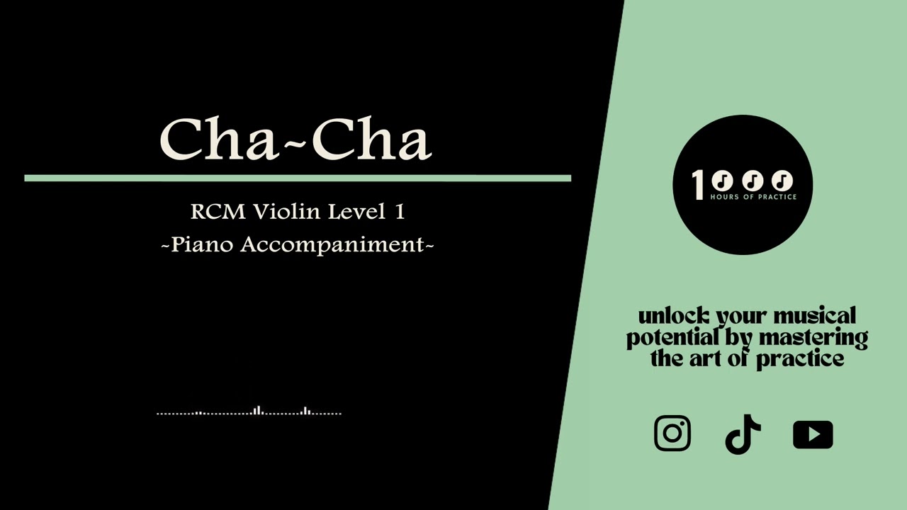 Piano Accompaniment: Cha-cha from RCM Violin level 1
