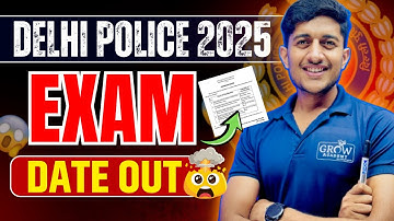 Delhi Police | Exam Date Out !!!!! 🔥🚨 | Abhimanu Sir