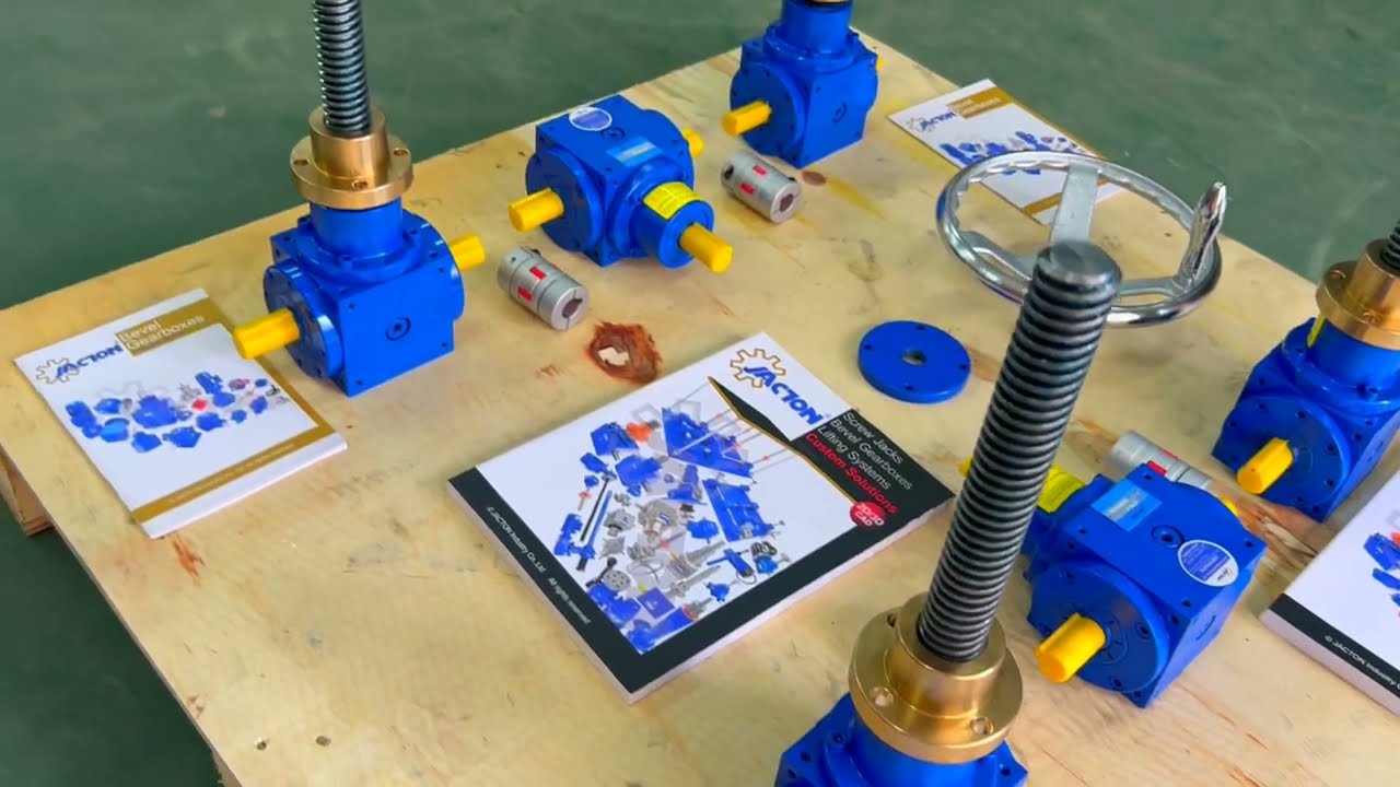 Canada manual bevel gear screw jack lifting table platform system