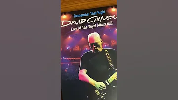 Defective copy of David Gilmour’s Remember That Night