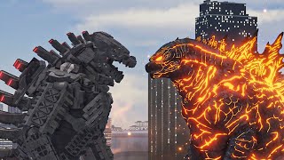 New THERMO NUCLEAR GODZILLA vs MECHAGODZILLA - Roblox Kaiju Arisen