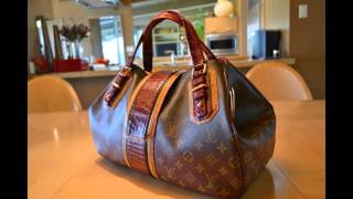 Louis Vuitton Limited Edition Bordeaux Monogram Mirage Griet Exotic Bag