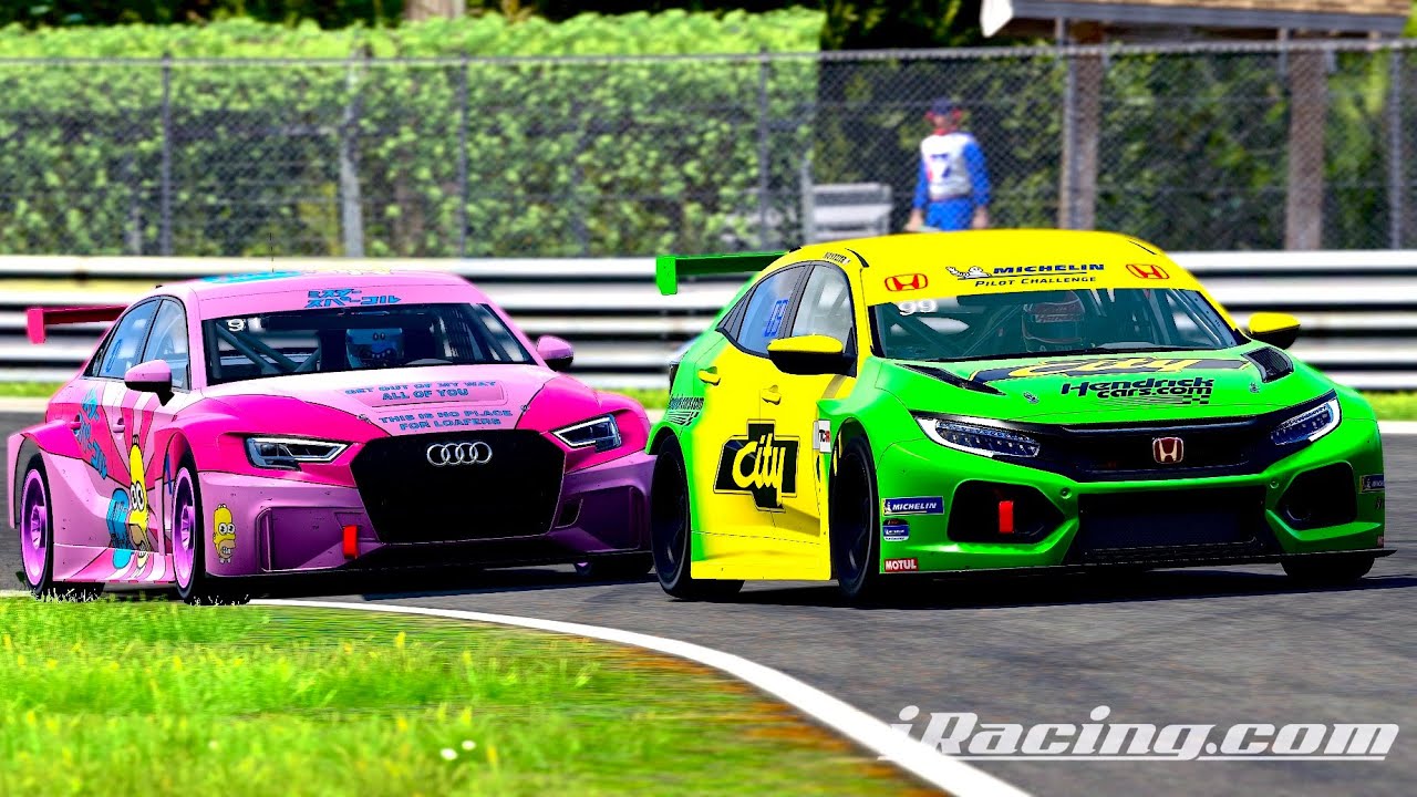 iRacing TCR Touring Cars at Lime Rock (Backmarkers Racing League) - YouTube