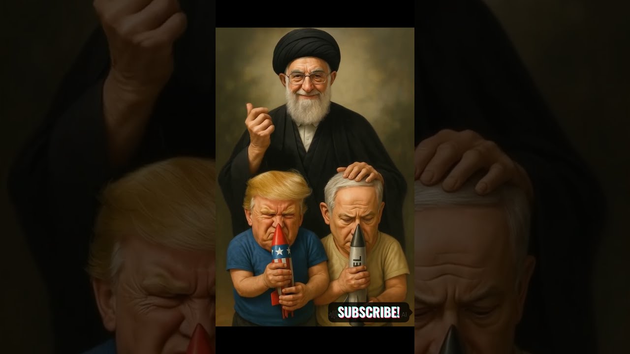 Ali Khamenei Blesses Donald Trump While Baby Netanyahu Isreal Iran Power Symbolism