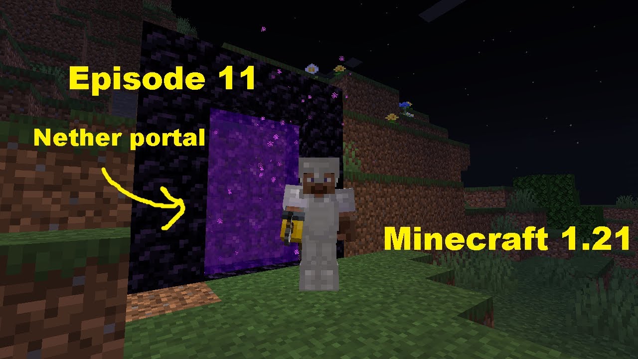 Bookcase's And Nether Portal | Modded Minecraft 1.21 Lets Play Episode ...