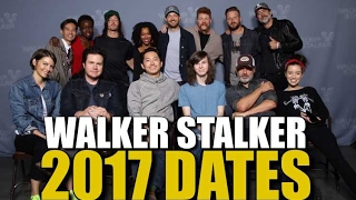 Walker Stalker Convention 2017 Dates Walker Stalker Con Dates February To December 2017