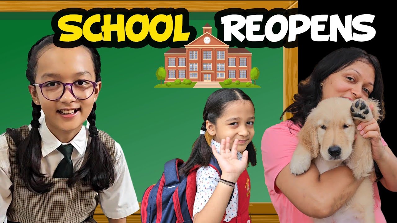 SCHOOL REOPENS 🏫 👩‍🏫🤩 | Summer Vacations Over | Shadow Ka Reaction | Family Vlog | Aayu and Vanu