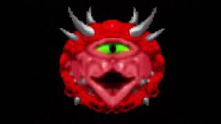 Front facing Cacodemon Pog