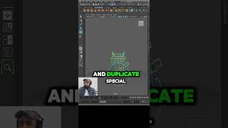 Duplicate Special | Maya Tip in 1 Minute #maya #noobvspro  #noob_to_pro  #noobtopro  #shorts